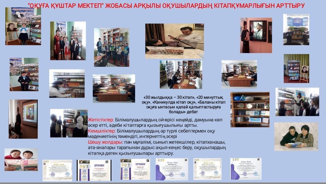 "Оқуға құштар мектеп жобасы"