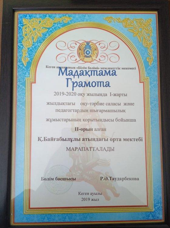 Мұғалім жетістіктері